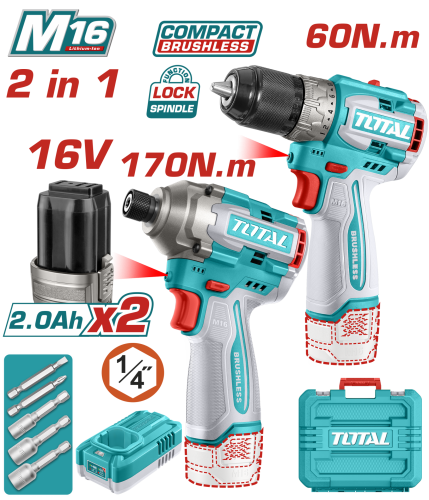 AVANTAJ SET - 16V MATKAP VE DARBELİ VİDALAMA