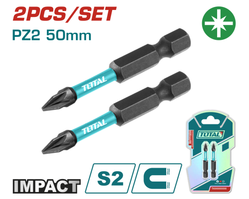 DARBELİ 50MM PZ2 BİTS UCU 2 Lİ