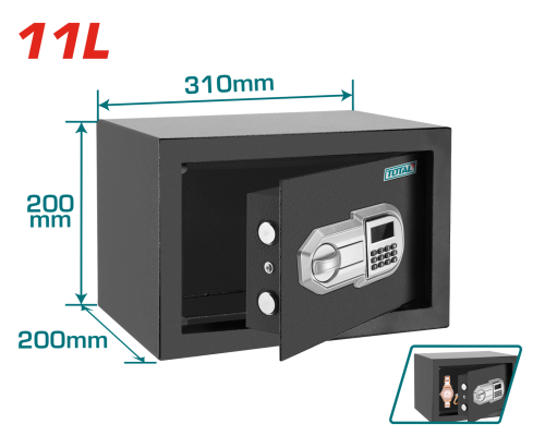 ELEKTRONİK ŞİFRELİ PARA KASASI 11L