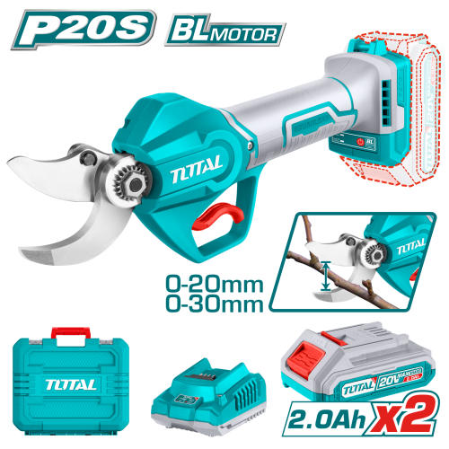 LI-ION AKÜLÜ BUDAMA MAKASI 2x2.0ah