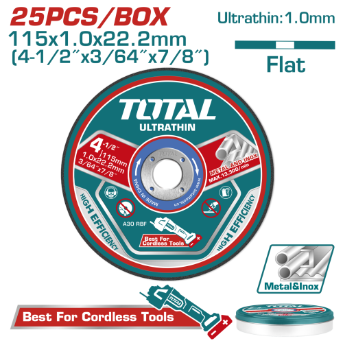 METAL KESİCİ TAŞ 115X1 MM 25 Lİ PAKET